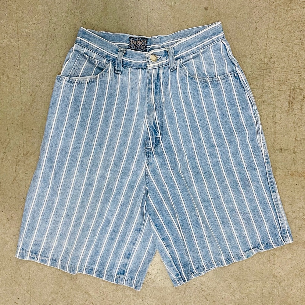 vintage 90s striped shorts
